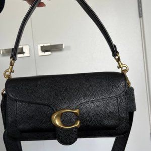 Coach Tabby Shoulder Bag 26 Black Leather